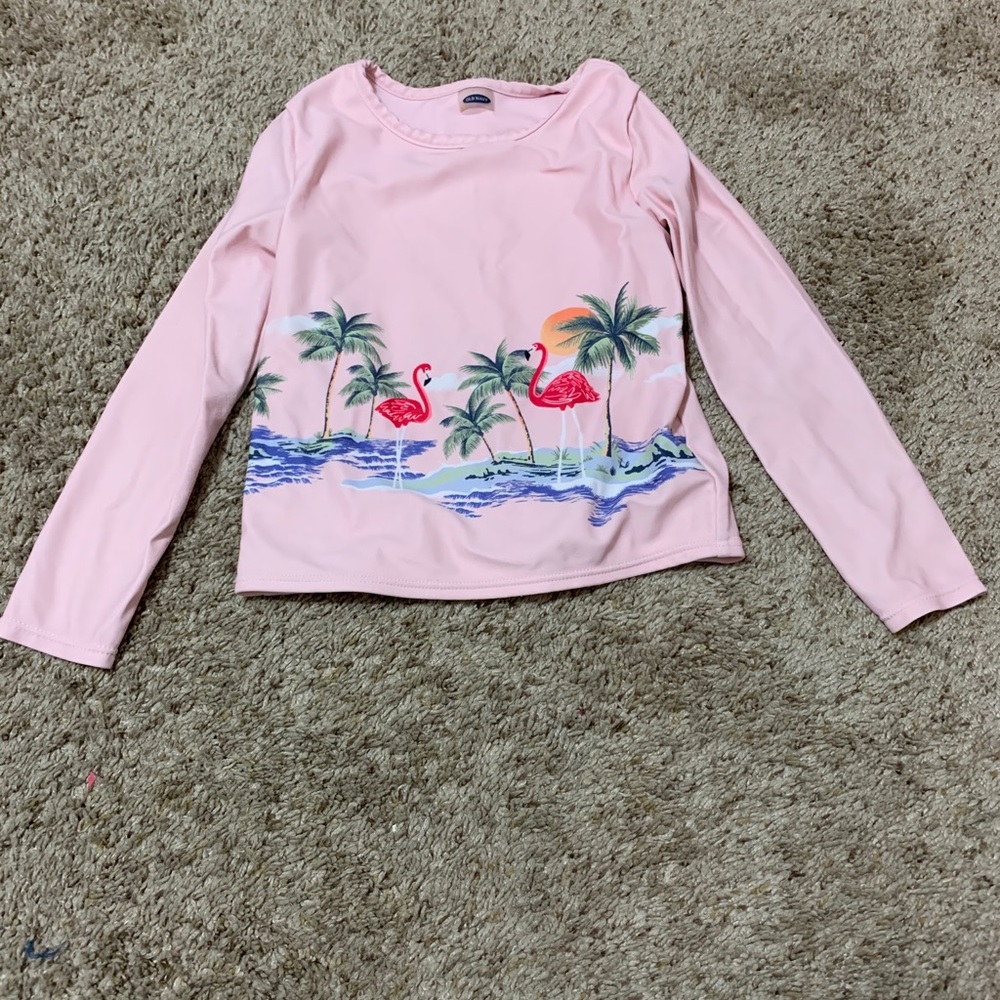 Girl Rash guard swim top